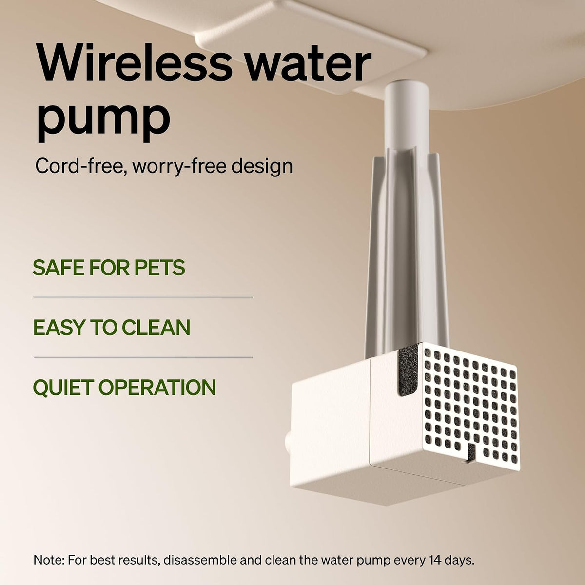 PETLIBRO Dockstream Battery-Operated Cat Water Fountain – 2.5L Stainless Steel