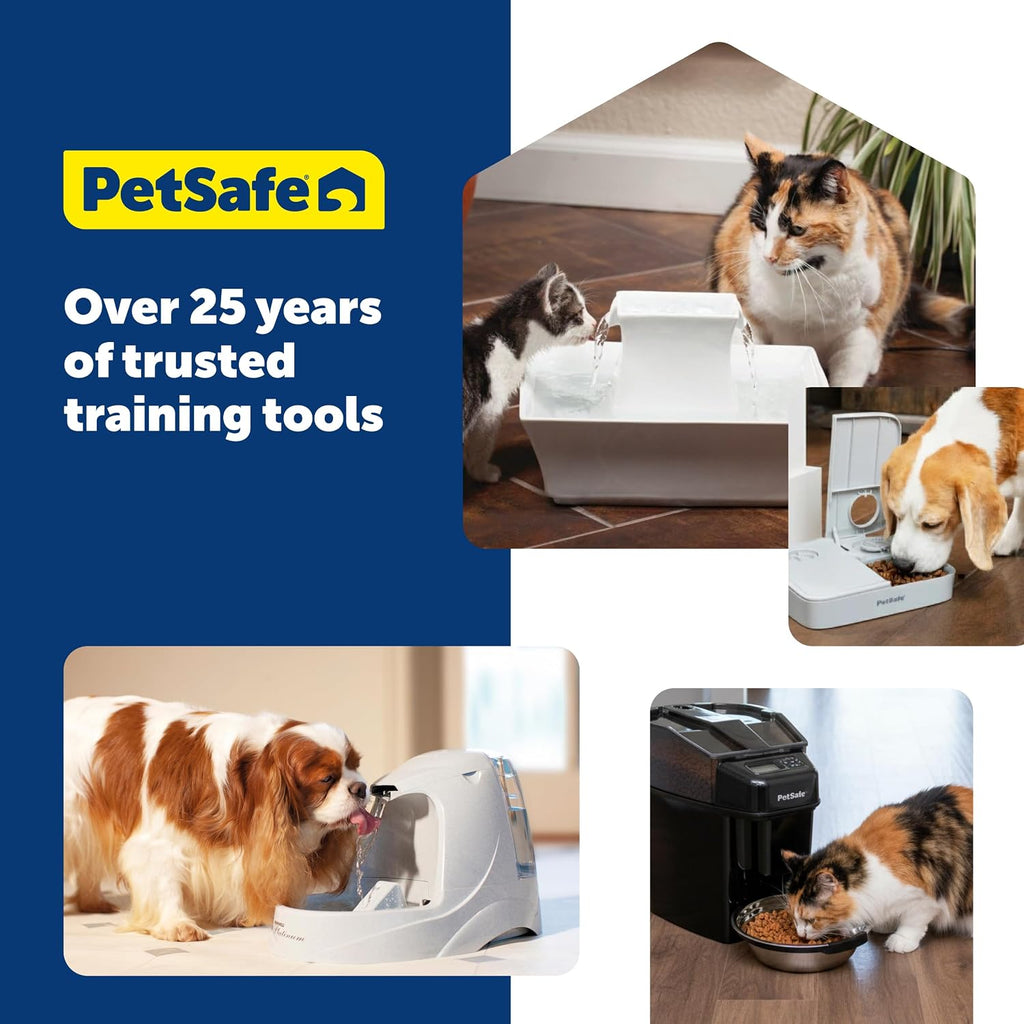 PetSafe Seaside Stainless Steel Cat Water Fountain – 60 oz