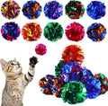 CATSTAGES 24-PIECE CRINKLE CAT TOY BALLS - 2.47"